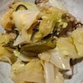 ヨシヨッシー's cooksnap of when they made 春キャベツとエノキダケの塩昆布和え.