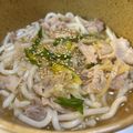 ちびたぬき♪'s cooksnap of when they made 豚バラしょうが塩うどん.