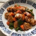 Ruriluru's cooksnap of when they made ✿肉団子(市販)の酢豚風✿.