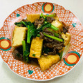 あっこ姉's cooksnap of when they made 厚揚げと小松菜、牛肉のオイスター炒め.