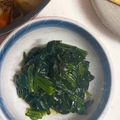 はるなです's cooksnap of when they made 【基本】ほうれん草のおひたし、簡単5分.
