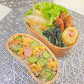 〜みみ〜's cooksnap of when they made 鮭ときゅうりと炒り卵のちらし寿司.