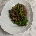 ナピト's cooksnap of when they made いんげんとひき肉のピリ辛炒め。お弁当にも.