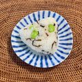 コムギ大好き's cooksnap of when they made 塩こんぶと枝豆のおにぎり.