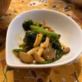 てきもき's cooksnap of when they made シメジ入りほうれん草のナムル.