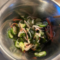 たてえり。's cooksnap of when they made すっきり箸休め✨わかめときゅうりの酢の物.