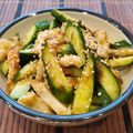あーこ姐's cooksnap of when they made ♡簡単♪キュウリと竹輪で海苔の佃煮あえ♡.