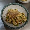 由芽15's cooksnap of when they made ネギたっぷり納豆腐チャンプルー.