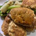 キュキュットさん's cooksnap of when they made 鶏ミンチとレンコンのふんわりバーグ.