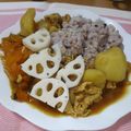 えりこ82☆'s cooksnap of when they made れんこんトッピングカレー～♪.