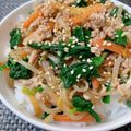 ☆３匹の子ぶた☆'s cooksnap of when they made 幼稚園給食で大人気！ビビンパ.