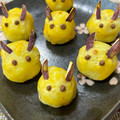 naeku's cooksnap of when they made うさぎのお月見団子風の簡単スイートポテト.