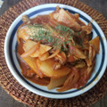 ふか谷's cooksnap of when they made たらとじゃがいものトマト煮込み.