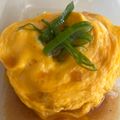 tomitomico's cooksnap of when they made ラーメンの残った汁で作るレンチン天津飯.