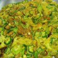 賄いのおばちゃん's cooksnap of when they made ネバネバup！オクラ＆納豆オムレツ.