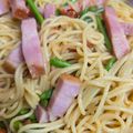 ゆるмαмα's cooksnap of when they made 簡単！アスパラとベーコンのペペロンチーノ.