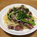 ベリークランベリー's cooksnap of when they made 菜の花とホタルイカのパスタ.