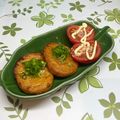 まこさんど's cooksnap of when they made さつま揚げの味噌マヨ焼き.