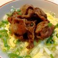 mapleswc's cooksnap of when they made 丸亀製麺風うどん〜肉たまあんかけ〜.