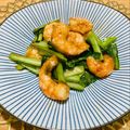ボブナナ's cooksnap of when they made 小松菜とえびの中華炒め☆.