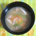mmameco's cooksnap of when they made ピーマンのお味噌汁.