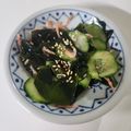 Ruca＊'s cooksnap of when they made きゅうりとわかめの酢のもの.