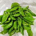 kazumiharu's cooksnap of when they made スナップエンドウのナムル.