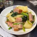 こきんちゃん✋'s cooksnap of when they made レンジで簡単♪ほうれん草とじゃがベーコン.