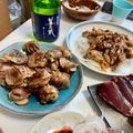 Ri→chan's cooksnap of when they made 鶏せせりのわさび焼き.