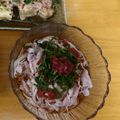 えみりんたん's cooksnap of when they made 梅しそで夏バテ解消！豚しゃぶそうめん.