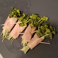 アクセル☆'s cooksnap of when they made お弁当♬♫ かいわれのハムマヨチーズ巻き.