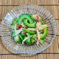 コムギ大好き's cooksnap of when they made ゴーヤーとささみの梅肉和え.