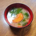 もふもふクロさん's cooksnap of when they made わかめとトマトのお味噌汁.