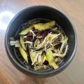 もぐもぐあーむ's cooksnap of when they made レンジで簡単！エノキとナスの中華風サラダ.