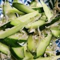 cyobindish's cooksnap of when they made きゅうりとしらすのミントサラダ.