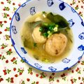 ふたごゆき's cooksnap of when they made 朝食に 簡単 ワカメ 薩摩揚げの 味噌汁.