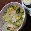 えりきゃんでぃ's cooksnap of when they made 学校給食のバンサンスー☆中華風春雨サラダ.