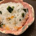 ＊そらはな＊'s cooksnap of when they made こどもが認める☆★☆給食のわかめごはん.