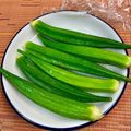 島子☆'s cooksnap of when they made レンチンでオクラの茹で方.