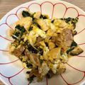 素人ごはん's cooksnap of when they made 簡単で旨★豆腐とほうれん草のチャンプルー.