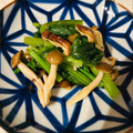 しんもんだ's cooksnap of when they made 小松菜ときのこの☆からしポン酢和え.