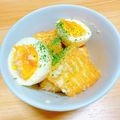 プー♡'s cooksnap of when they made 厚揚げ豆腐とゆで卵のチーズサラダ.