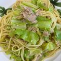 Ｎよんよん's cooksnap of when they made キャベツとツナ缶の簡単パスタ♪.