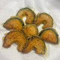 ママメイン！時々子供's cooksnap of when they made さつまいもとかぼちゃの天ぷら★卵不要.