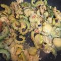ゆるмαмα's cooksnap of when they made ナスとゴーヤの味噌炒め.