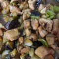 happukuck's cooksnap of when they made 鶏ももとなすの黒酢炒め✾ナッツ入り.