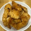 ママメイン！時々子供's cooksnap of when they made 簡単！柔らか♪鶏むね肉のマヨ醤油フライ☆.