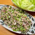 maezuchu's cooksnap of when they made ミント香るタイ料理♪ラープムーが美味しい.