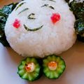 ❤️かわだん❤️'s cooksnap of when they made 100均彫刻刀で＊花型きゅうりのマヨ七味.