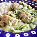 ばぢこ's cooksnap of when they made 簡単☆ほうれん草とチキンのクリーム煮.